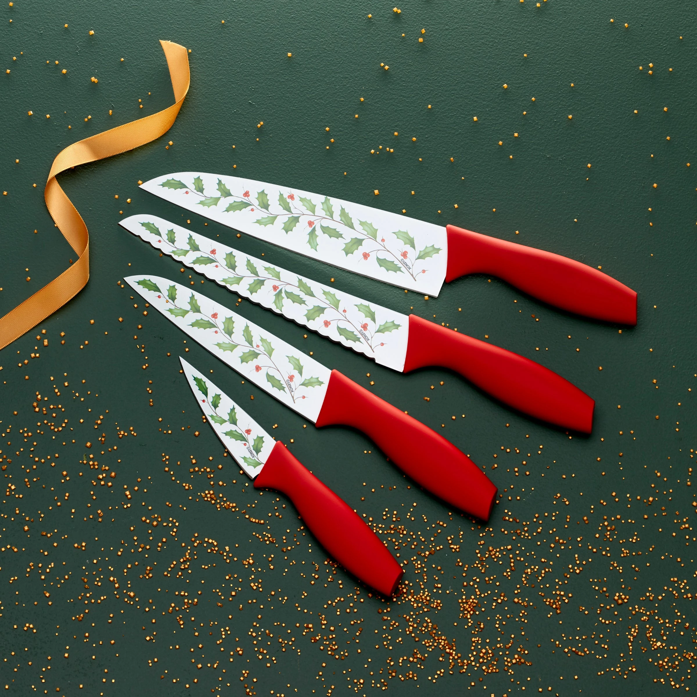 Lenox Holiday Printed Knives, Set Of 4 4 Lenox Holiday Printed Knives, Set Of 4 - Image 2