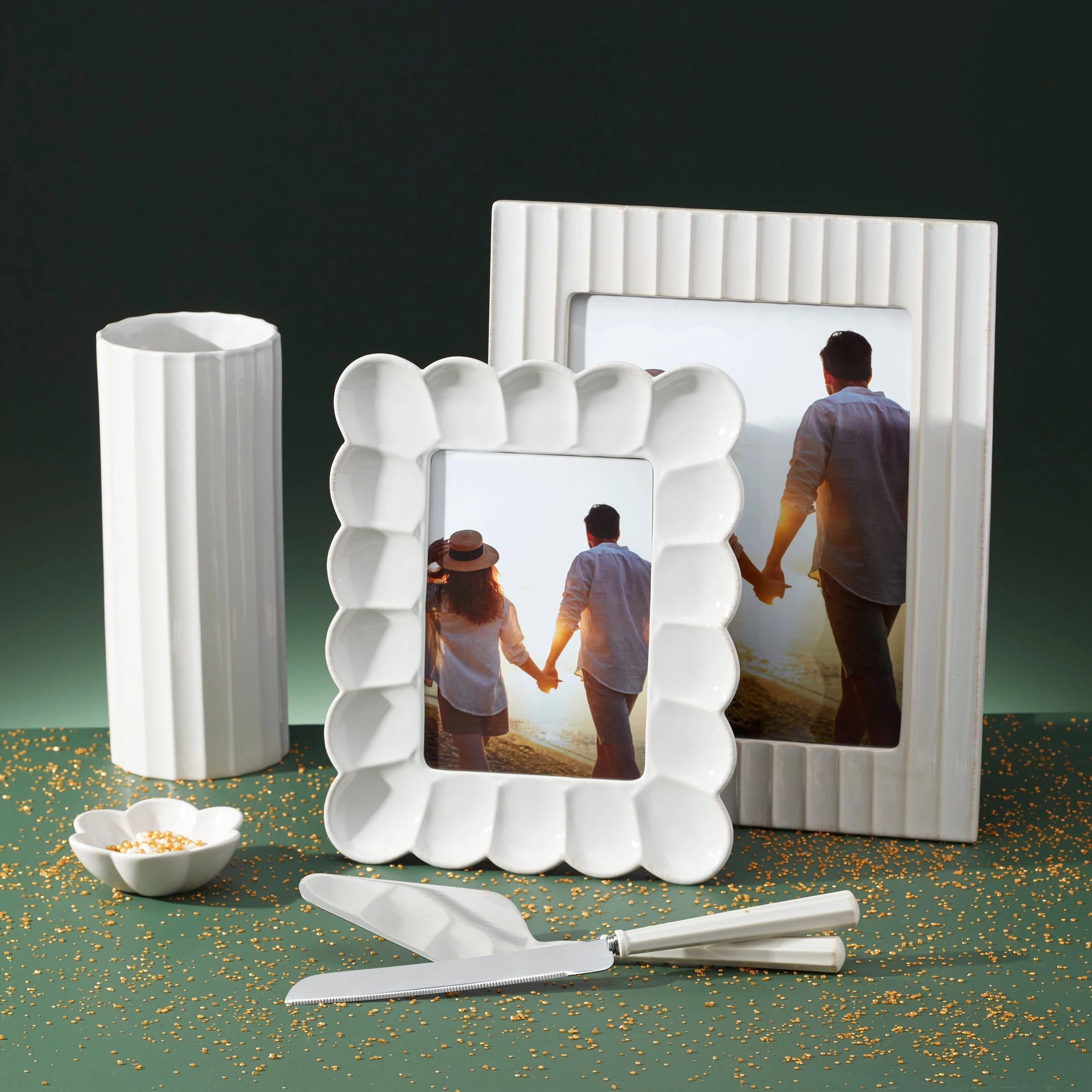 Lenox French Perle Scallop Mini Dish 4 Lenox French Perle Scallop Mini Dish - Image 2