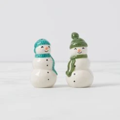 Lenox Balsam Lane Snowman Salt & Pepper Set