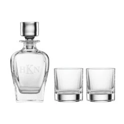Lenox Tuscany Classics 3-Piece Whiskey Decanter & Glass 13 Lenox Tuscany Classics 3-Piece Whiskey Decanter & Glass -Lenox Shop 895256 LNP S23 HKN