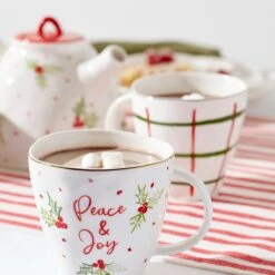 Lenox Bayberry Mugs, Set Of 4 11 Lenox Bayberry Mugs, Set Of 4 -Lenox Shop 895261 LHOL 23 FEA 1