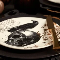Lenox Vintage Gold Halloween Dessert Plates, Set Of 4 18 Lenox Vintage Gold Halloween Dessert Plates, Set Of 4 -Lenox Shop 895321 895246 877880 894251 890691 LNP F23 7