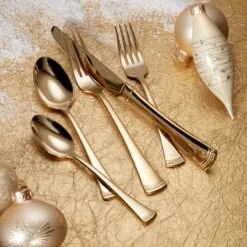 Lenox Portola Gold 60-Piece Flatware Set -Lenox Shop 895346 LHOL 23 FEA GG 1