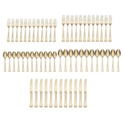Lenox Portola Gold 60-Piece Flatware Set -Lenox Shop 895346 LNP F23
