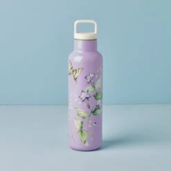Lenox Butterfly Meadow Lavender Insulated Water Bottle