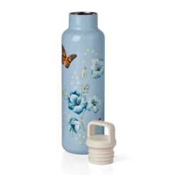 Lenox Butterfly Meadow Light Blue Insulated Water Bottle -Lenox Shop 895743 LNP S24 3