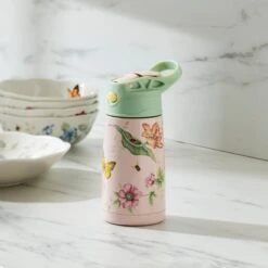 Lenox Butterfly Meadow Pink Stainless Kids Water Bottle 9 Lenox Butterfly Meadow Pink Stainless Kids Water Bottle -Lenox Shop 895746 LNP F23 FEA 1