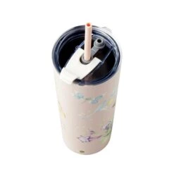 Lenox Butterfly Meadow Pink Stainless Steel Tumbler -Lenox Shop 895747 LNP F23 3 ALT