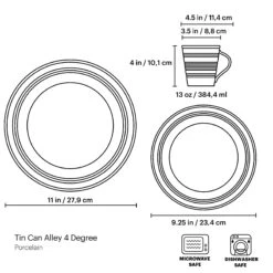 Lenox Tin Can Alley 12-piece Dinnerware Set -Lenox Shop PDP Visual TinCanAlley 4degree 12PPS 2400x2400 a5ef486b ab05 4519 97bd 31a9a542a816